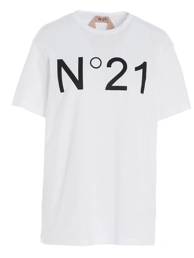 Shop N°21 Logo T-shirt In White