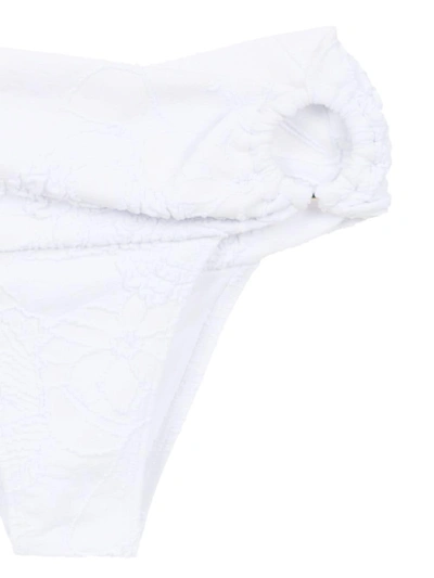 Amir Slama Textured Bikini Set In White