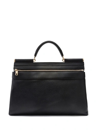 Shop Dolce & Gabbana Laptop Briefcase In Black