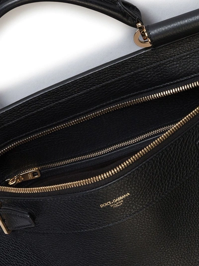 Shop Dolce & Gabbana Laptop Briefcase In Black