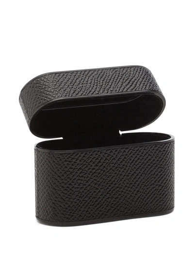 Dolce & Gabbana Textured Case Ear Pods In Black