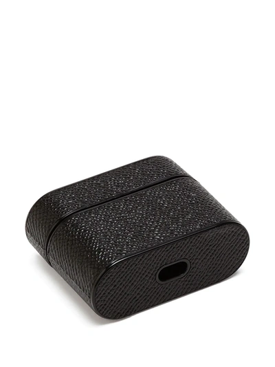 Dolce & Gabbana Textured Case Ear Pods In Black