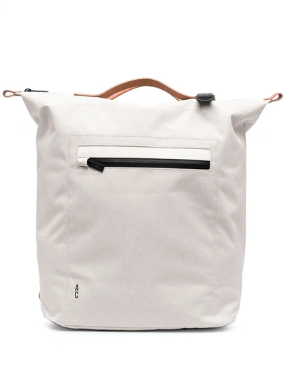 Shop Ally Capellino Hoy Travel Backpack In Neutrals