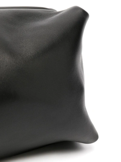 Jil Sander Rectangular Zipped Clutch In Black
