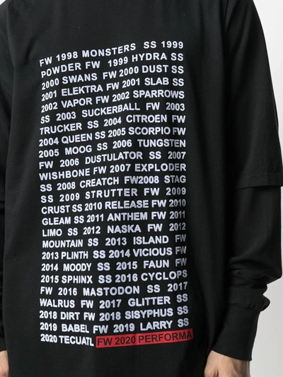 Shop Rick Owens Drkshdw Hustler Longline Sweatshirt In Black