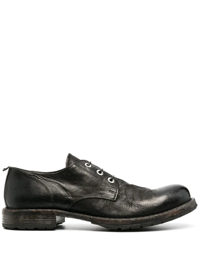 Shop Moma High-shine Shoes In Black