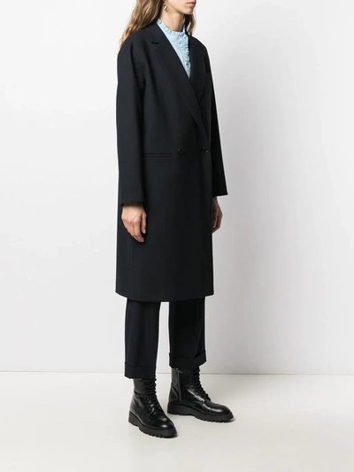 MASSCOB DOUBLE-BREASTED MIDI COAT 