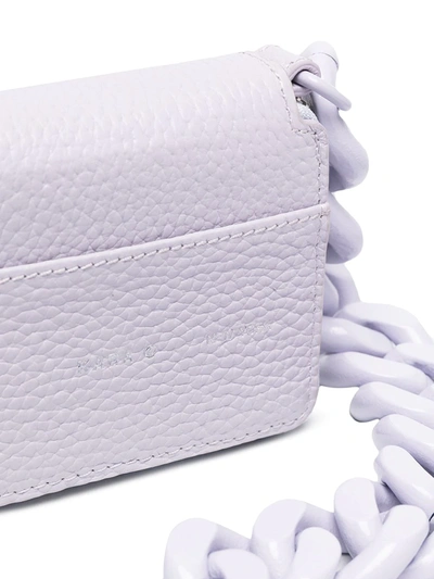 Shop Kara Biker Chain Wallet In Purple