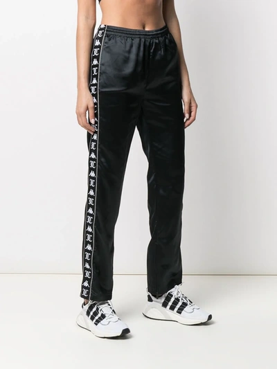 Shop Kappa X Juicy Couture Enea Trackpants In Black