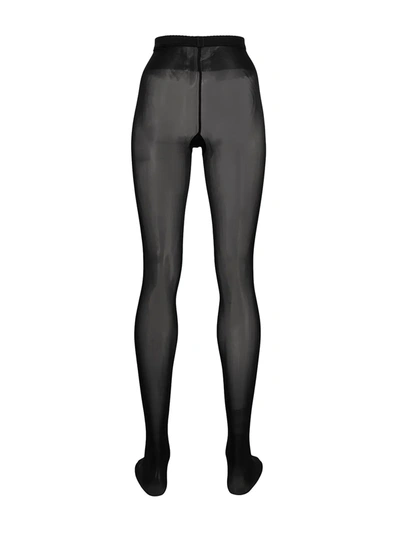 Shop Wolford Neon 40 Two-pack Tights In Black