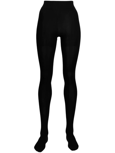 Shop Wolford Aurora 70 Two-pack Tights In Black
