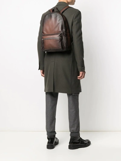 Orciani Artik Tarnished Backpack In Brown