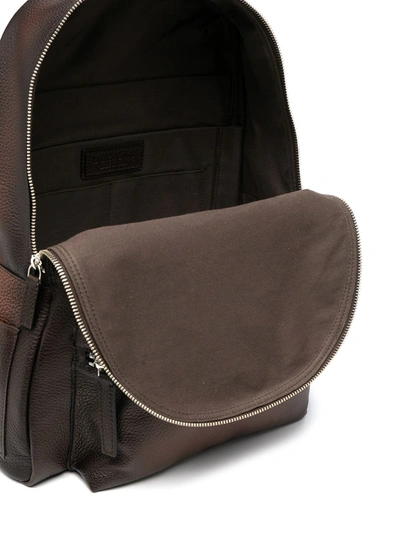 Orciani Artik Tarnished Backpack In Brown