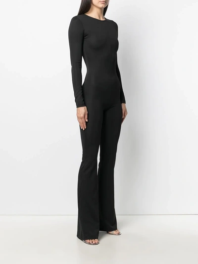 Shop Alchemy X Lia Aram Fitted Long Sleeve Jumpsuit In Black