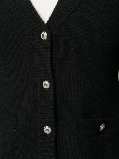 Shop Diane Von Furstenberg V-neck Tailored Cardigan In Black