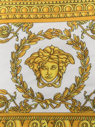 Versace Home Logo-edged Towel In White