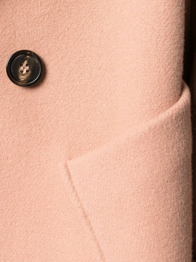 Shop Alysi Single-breasted Coat In Pink