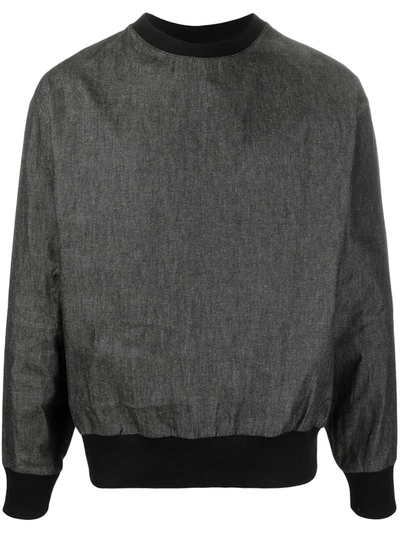 Shop Alchemy Two Tone Jumper In Black