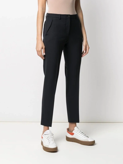 Seventy Wool Slim Chinos In Blue