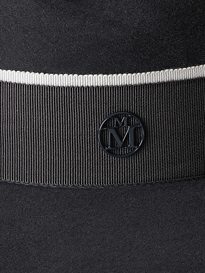 Shop Maison Michel Virginie Hat In Grey