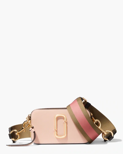 Shop Marc Jacobs Snapshot Crossbody Bag In Berry/pink