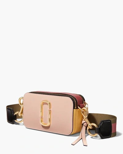 Shop Marc Jacobs Snapshot Crossbody Bag In Berry/pink