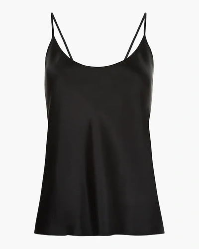 Shop La Perla Women's Silk Cami Top In Black-0002