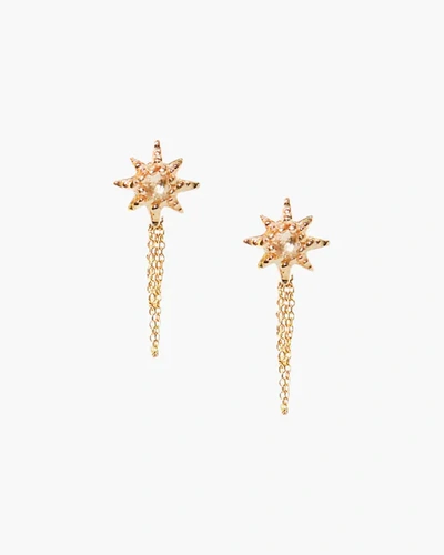 Shop Anzie Topaz Starburst Stud Earrings | Gemstones/yellow Gold