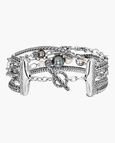 Shop John Hardy Women's Multi-row Chain Bracelet In Silver