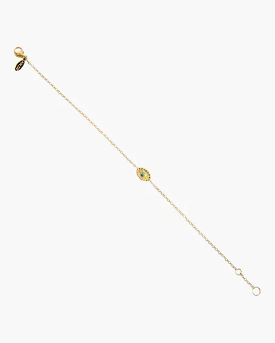 Shop Anzie Turquoise Evil Eye Bracelet | Gemstones/yellow Gold