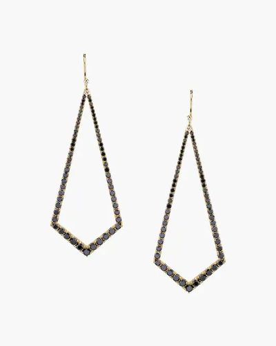 Shop Lizzie Mandler Black Diamond Kite Chandelier Earrings | Diamonds/yellow Gold