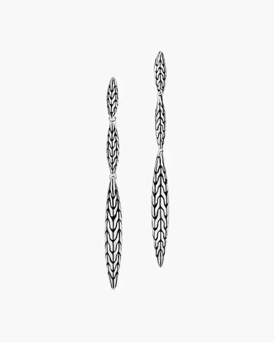 Shop John Hardy Classic Chain Spear Drop Earrings | Sterling Silver