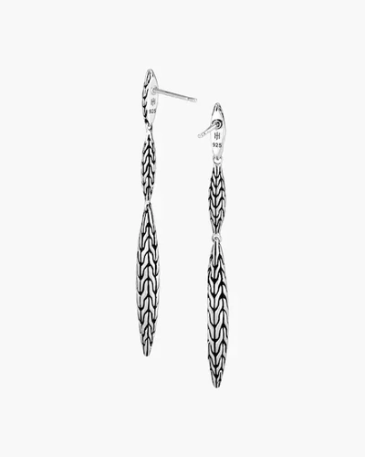 Shop John Hardy Classic Chain Spear Drop Earrings | Sterling Silver