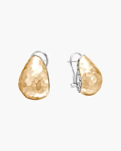 Shop John Hardy Classic Chain Buddha Belly Earrings | Sterling Silver/yellow Gold In Gold/silver