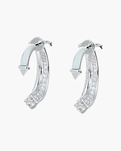 Shop Forevermark Pavé Diamond Jacket Earrings | Diamonds In White Gold