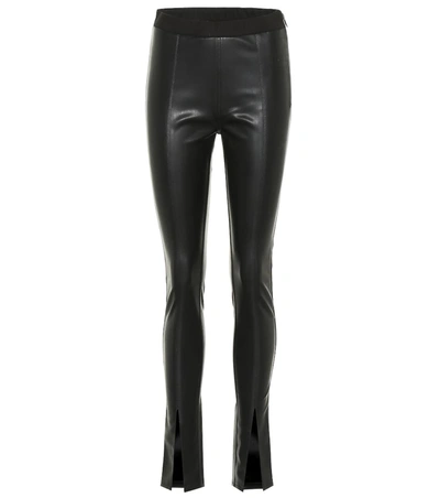 Shop Rick Owens Drkshdw Faux Leather Leggings In Black