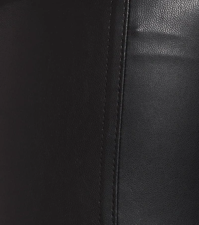 Shop Rick Owens Drkshdw Faux Leather Leggings In Black