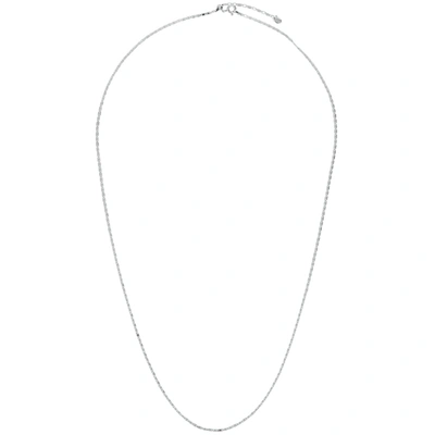 Shop Maria Black Sterling Silver Chain Necklace