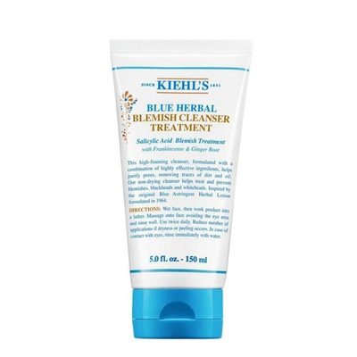 Shop Kiehl's Since 1851 Blue Herbal Blemish Cleanser Treatment 150ml