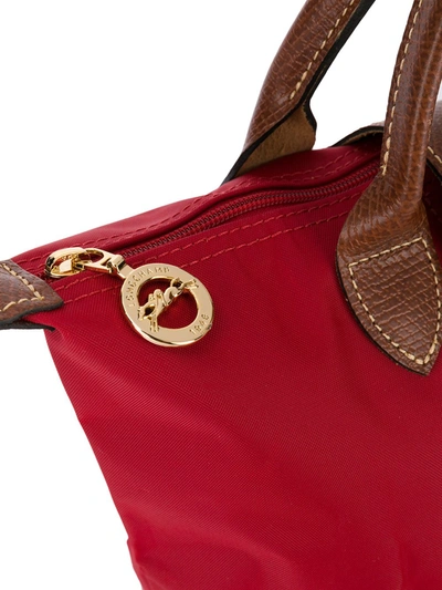 Shop Longchamp Small Le Pliage Tote Bag In Red