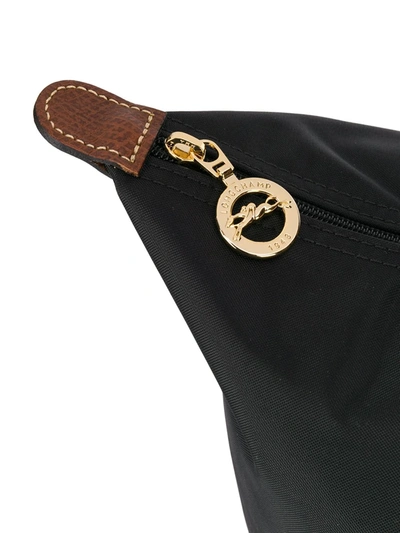Longchamp Large Le Pliage Shoulder Bag In Black