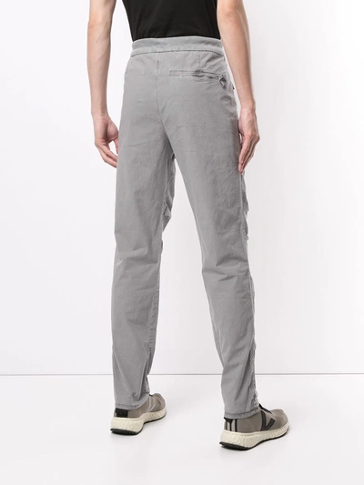 James Perse Mid-rise Straight Leg Trousers In Grey