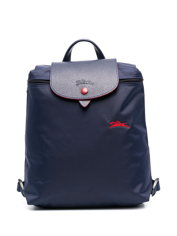 Longchamp Le Pliage Large Backpack In Navy At Nordstrom Rack In Blue Modesens