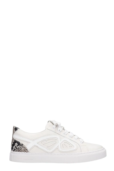 Shop Sophia Webster Sneakers In White Leather