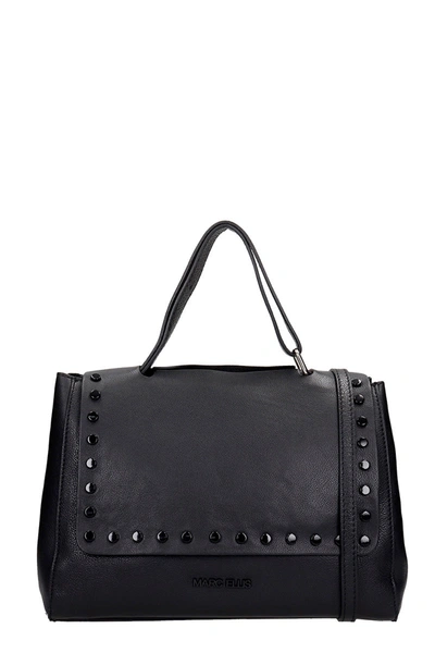 Shop Marc Ellis Maddison M Hand Bag In Black Leather