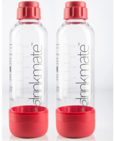 Shop Drinkmate 1.0-l Bottles Two Pk In Red