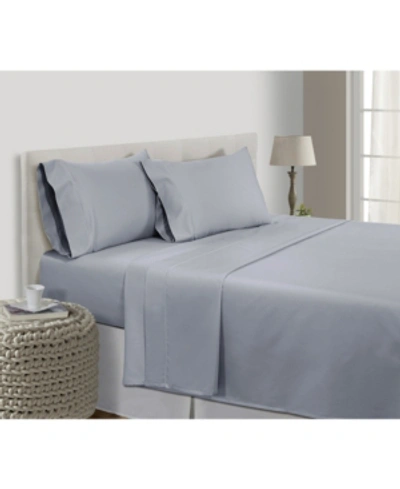 Shop Addy Home Fashions 500 Thread Count 100% Long Staple Pima Cotton 4-piece Sheet Set Bedding In Moonstone