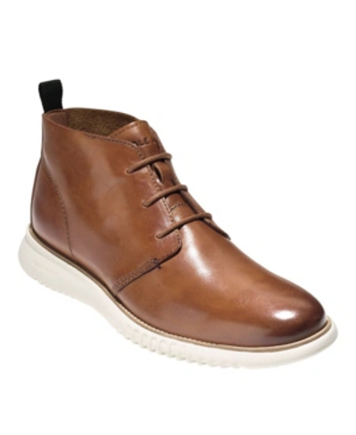 Shop Cole Haan Men's 2.zerogrand Chukka Boot Men's Shoes In British Tan-ivory