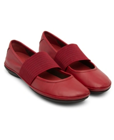 Shop Camper Women's Right Nina Mary Jane Moccasins Women's Shoes In Red