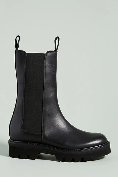 Shop Grenson Doris Tall Chelsea Boots In Black